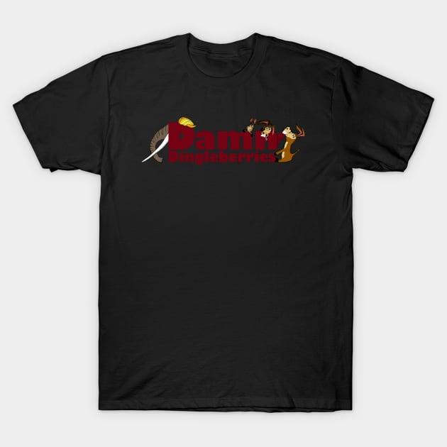 Damn Dingleberries Logo T-Shirt by VinnyDee78